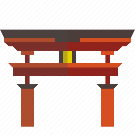 Itsukushima, shrine, japan, torii gate, gate icon - Download on Iconfinder