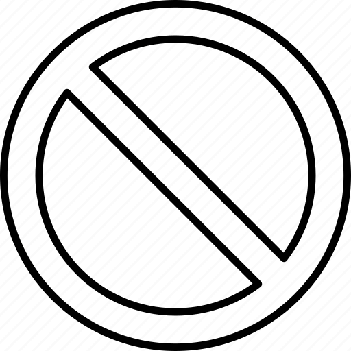 Prohibition, ban, forbidden, block, no icon - Download on Iconfinder