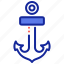 anchor, navy, marine, sail, ship 