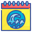 calendar, ocean, sea, ecology, date 