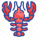 lobster, invertebrate, gourmet, seafood, prawn