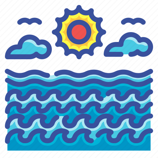 Oceans, sea, wave, nature, summer icon - Download on Iconfinder