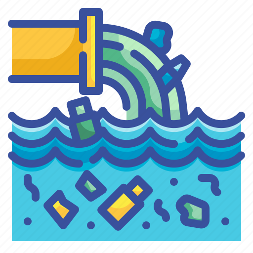 Sewer, waste, ecology, factory, pollution icon - Download on Iconfinder