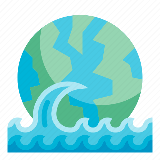 Earth, sea, flood, climate, global icon - Download on Iconfinder