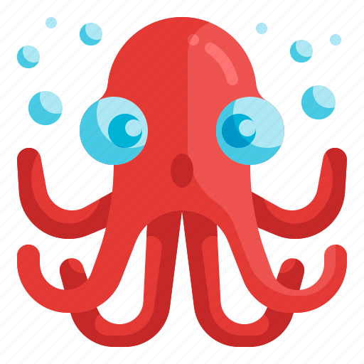 Octopus, animals, aquarium, aquatic, ocean icon - Download on Iconfinder