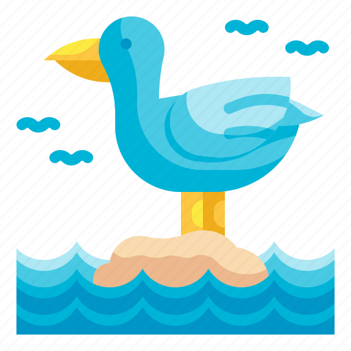 Seagull, fauna, beak, birds, fly icon - Download on Iconfinder