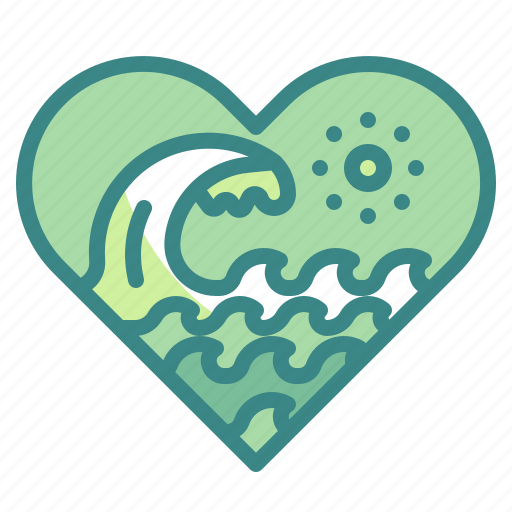 Love, ocean, wave, scenery, sea icon - Download on Iconfinder