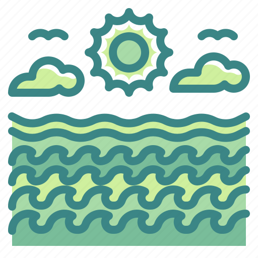 Oceans, sea, wave, nature, summer icon - Download on Iconfinder