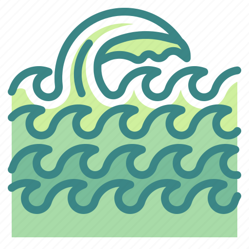 Wave, ocean, water, sea, beach icon - Download on Iconfinder