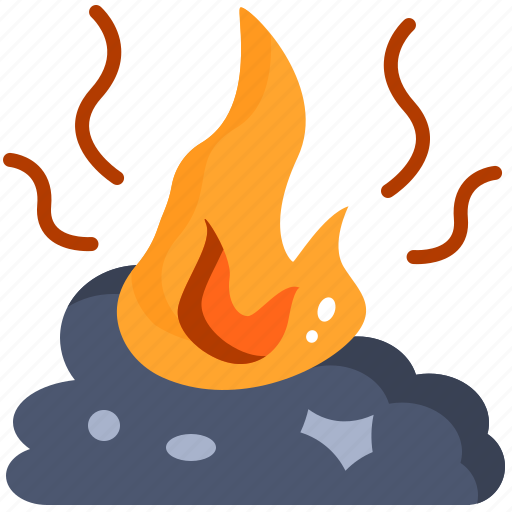 Ash, burn, fire, garbage, pollution, smoke icon - Download on Iconfinder