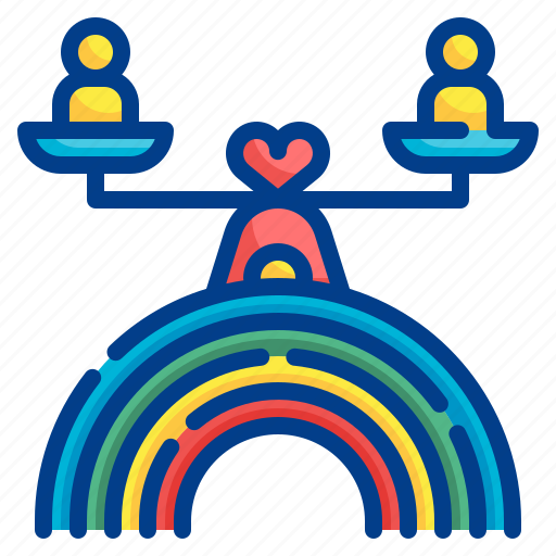 Equality, equity, scales, justice, balance icon - Download on Iconfinder