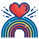 love, lgbt, rainbow, heart, pride