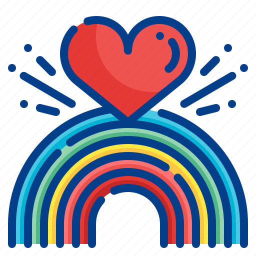 Love, lgbt, rainbow, heart, pride icon - Download on Iconfinder