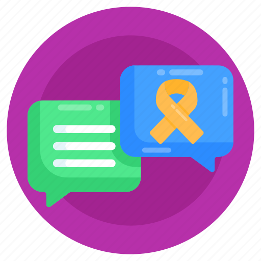 Discussion, messaging, suicide prevention chat, texting, prevention chat icon - Download on Iconfinder