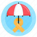 awareness, umbrella, insurance, cancer awareness umbrella, ribbon