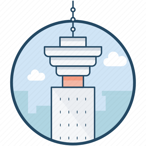 British columbia, building, canada, downtown vancouver, harbour centre icon - Download on Iconfinder