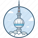 alexanderplatz, berlin, berlin ball tower, berlin tv tower, germany