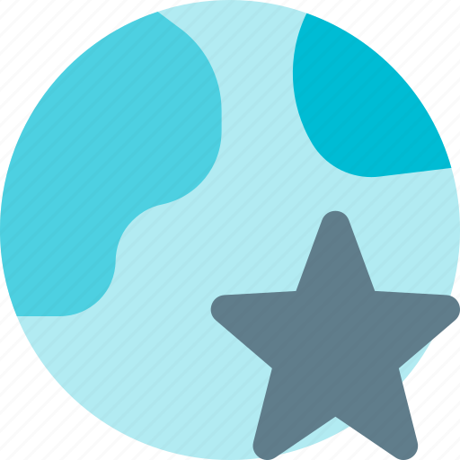 Globe, star, favorite icon - Download on Iconfinder