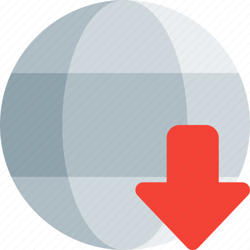 Worldwide, down, download icon - Download on Iconfinder
