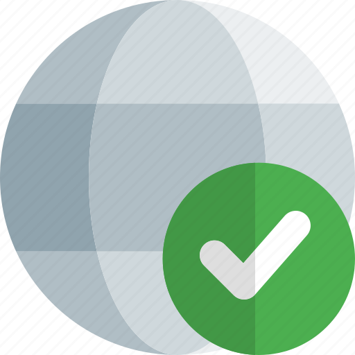 Worldwide, check, ok icon - Download on Iconfinder
