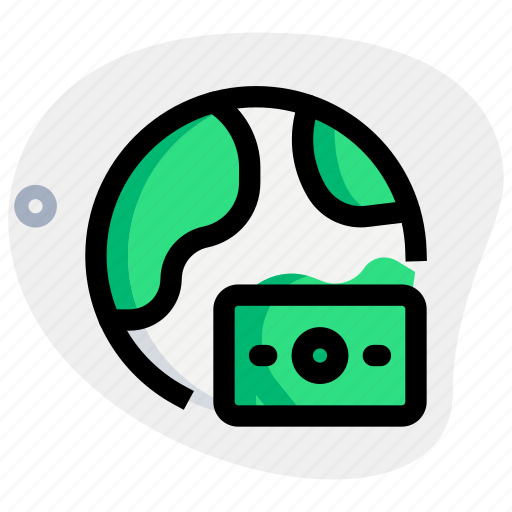 Globe, money, cash icon - Download on Iconfinder