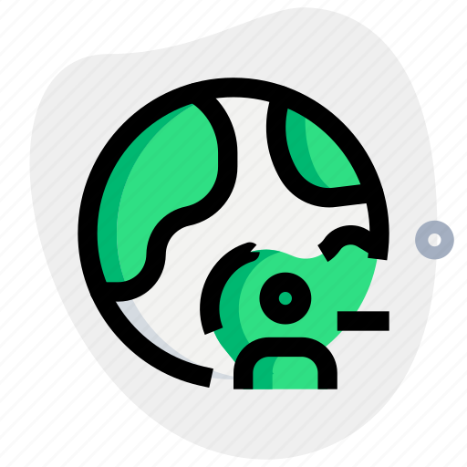 Globe, remove, user icon - Download on Iconfinder
