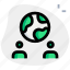globe, user, avatar 