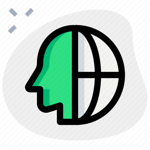 Head, worldwide, mind icon - Download on Iconfinder