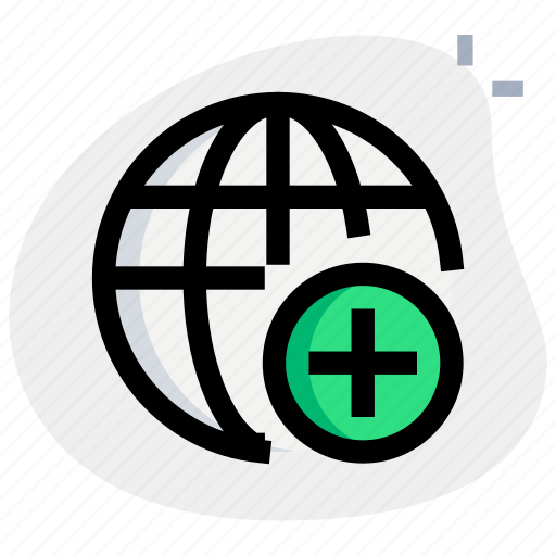 Worldwide, add, plus icon - Download on Iconfinder
