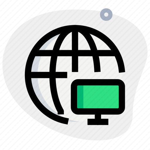 Worldwide, desktop, computer icon - Download on Iconfinder