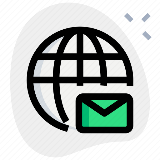Worldwide, message, globe icon - Download on Iconfinder