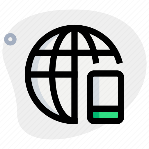 Worldwide, mobile, smartphone icon - Download on Iconfinder