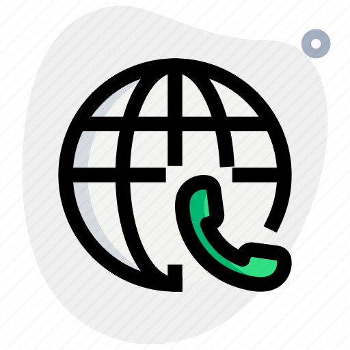 Worldwide, phone, call icon - Download on Iconfinder