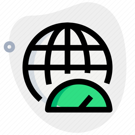 Worldwide, speed, speedometer icon - Download on Iconfinder