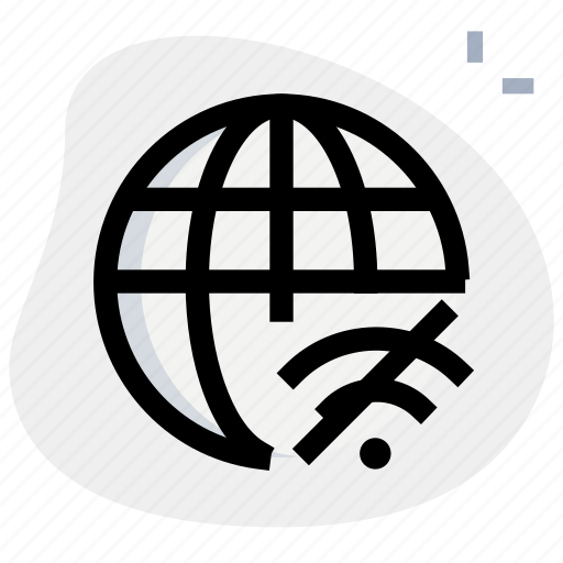 Worldwide, wireless, disable icon - Download on Iconfinder