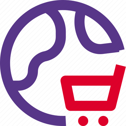 Globe, shop, cart icon - Download on Iconfinder