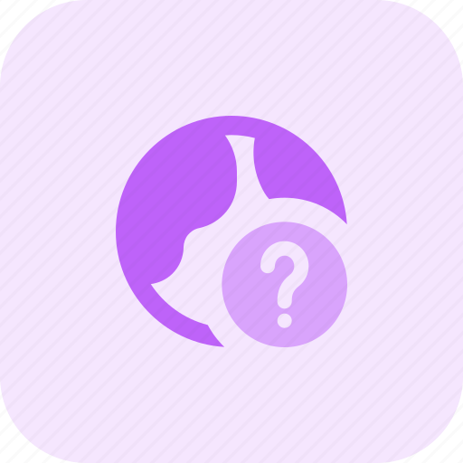 Globe, ask, help icon - Download on Iconfinder on Iconfinder