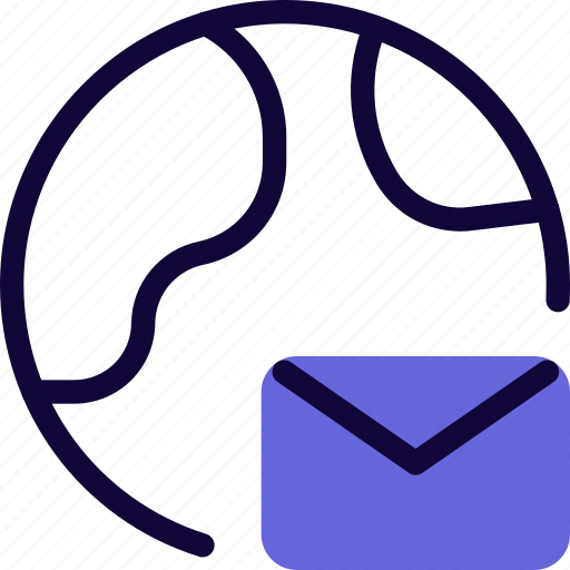 Globe, message, mail icon - Download on Iconfinder