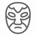 traditional, macho, lucha libre, wrestling, mask, wrestler, mexican
