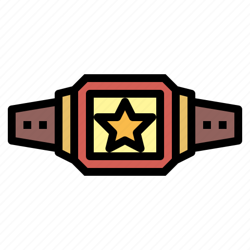 Belt, champion, sports, trophy, winner icon - Download on Iconfinder