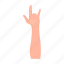 finger, gesture, hand, movement, palm, wrist 