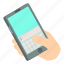 isometric, message, notebook, object, paper, phone, write 