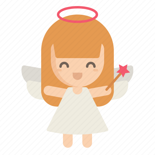 Fairy, angle, christmas, xmas, avatar, user, woman icon - Download on Iconfinder