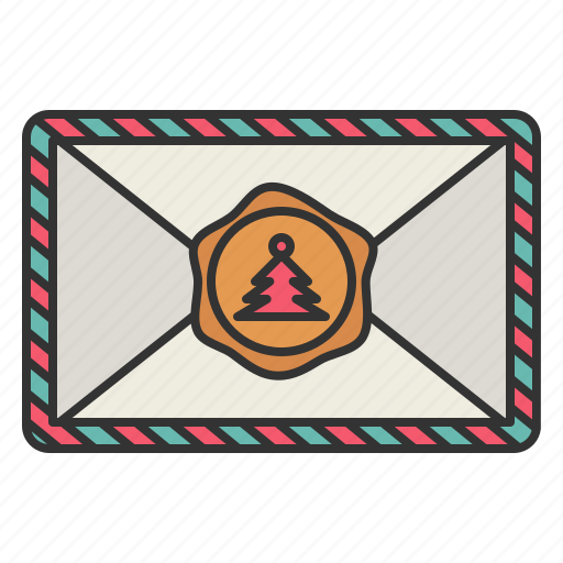 Envelope, letter, invitation, card, christmas, xmas, party icon - Download on Iconfinder