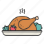 turkey, chicken, dinner, celebration, christmas, thanksgiving, xmas, food 