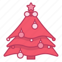 christmas, tree, decoration, ornament, ball, light, bulb, bow, xmas