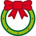 christmas, decoration, holiday, wreath, xmas