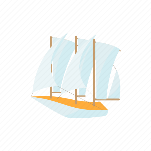 Boat, cartoon, cruise, design, marine, ship, yacht icon - Download on Iconfinder