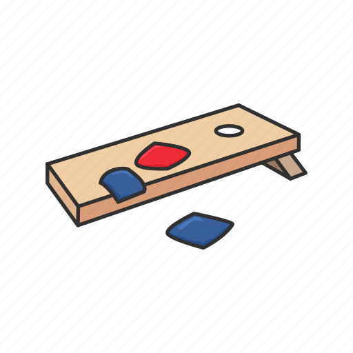 Bean bag toss, cornhole, dummy boards, games, lawn game, sports, yard games icon - Download on Iconfinder