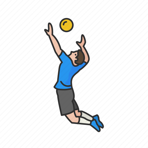 Games, male player, outdoor, sport, volleyball icon - Download on Iconfinder